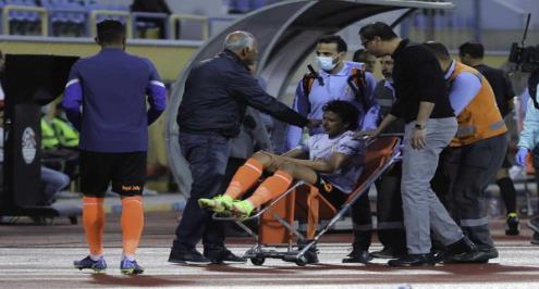 إصابة عمرو جمال بقطع في الرباط الصليبي للركبة